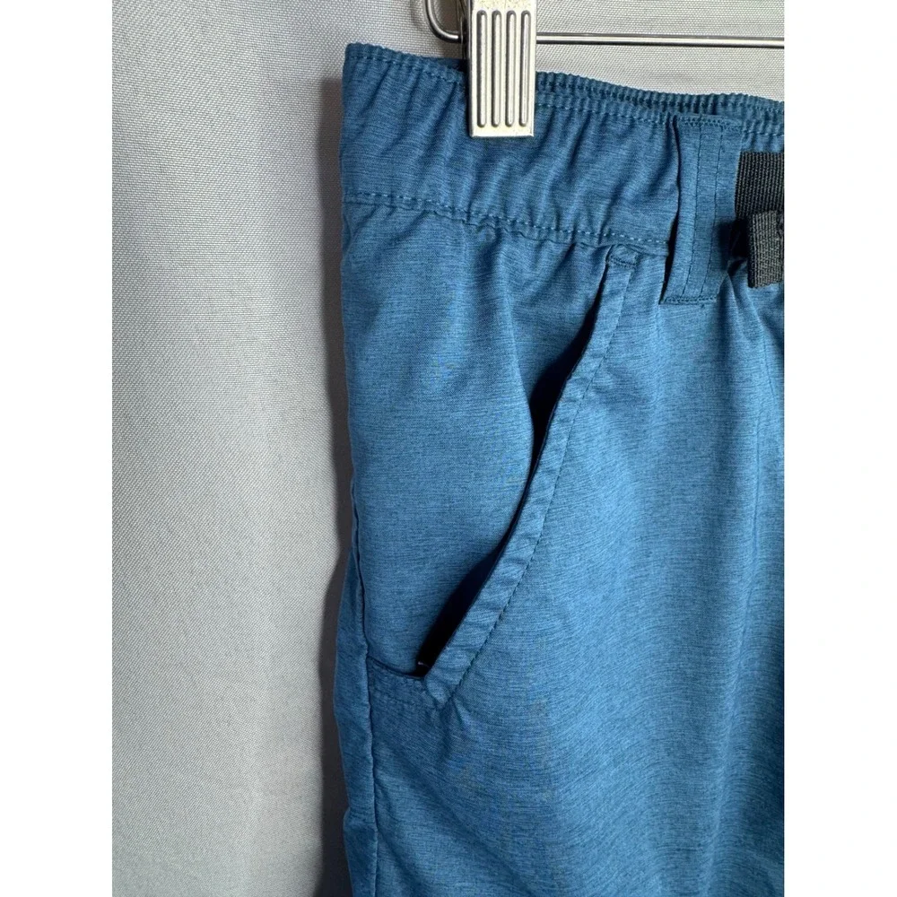 Wrangler ATG Boys Blue Outdoor Cargo Shorts XL 14/16 Adjustable Belt 4TYBWDT